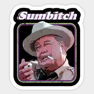 Smokey And The Bandit Sumbitch 70s Vintage Sticker